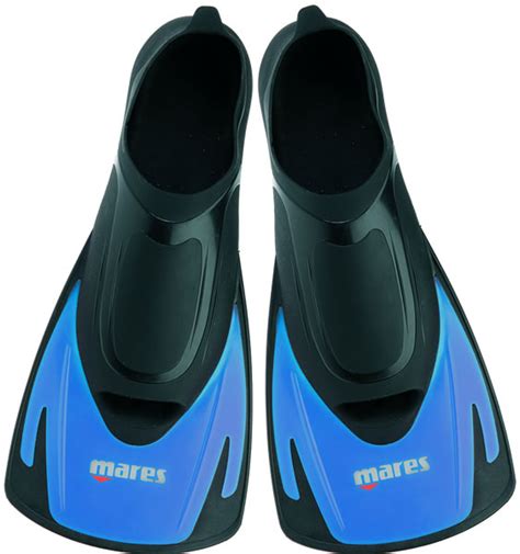 Mares Hermes Short Blade Swim Fins Blue 